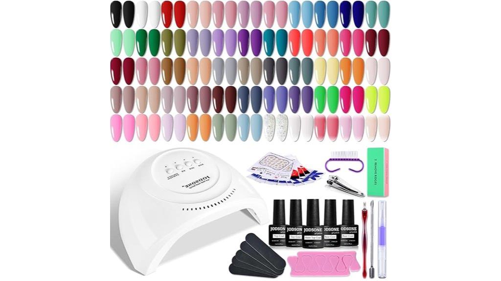 sixty piece gel manicure set