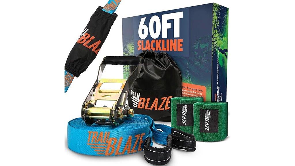 slackline kit with protectors