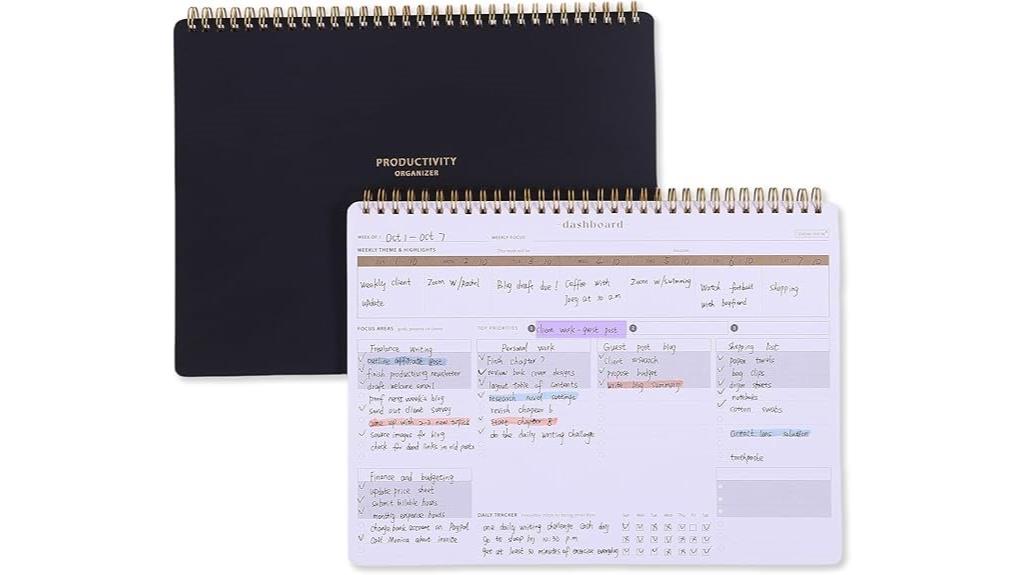 spiral weekly planning pad