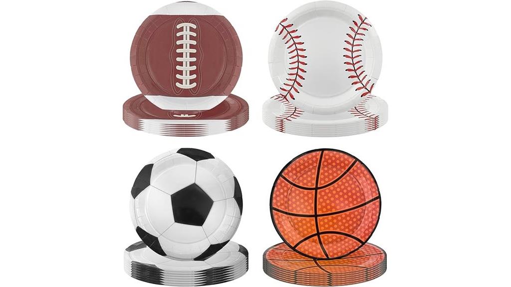 sports birthday party set
