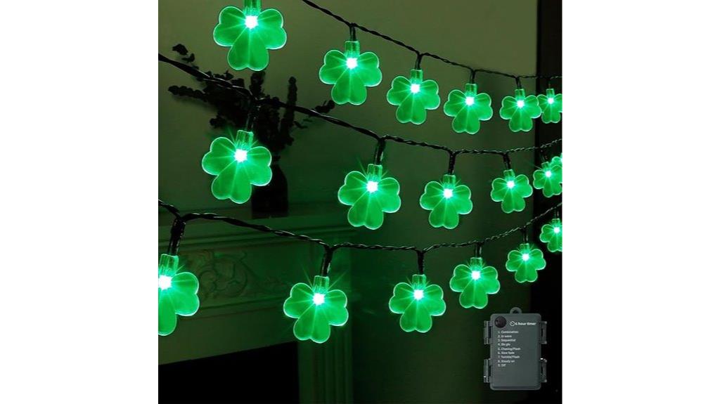 st patrick s shamrock lights