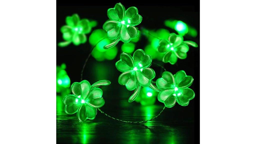 st patrick s shamrock lights