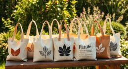 stylish sustainable quote totes