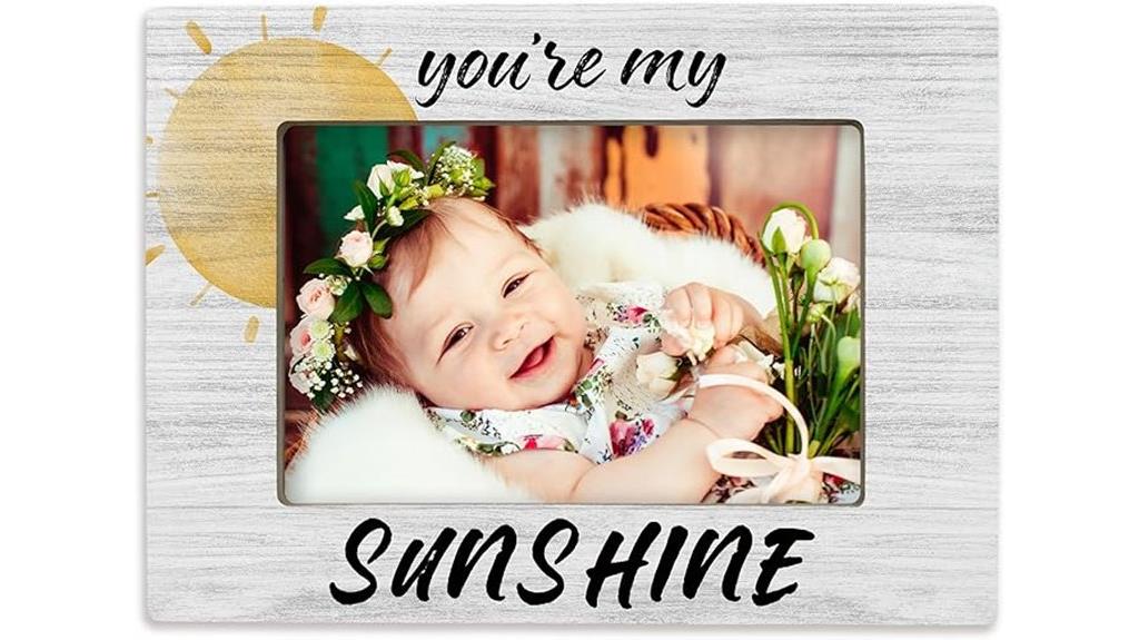 sunshine inspirational picture frame