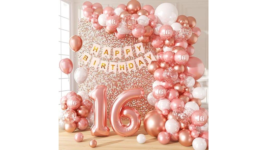 sweet 16 party decorations