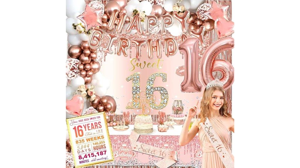 sweet 16 party decorations