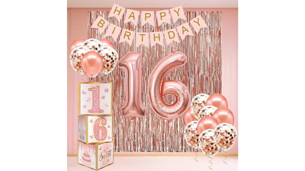 sweet 16 party supplies