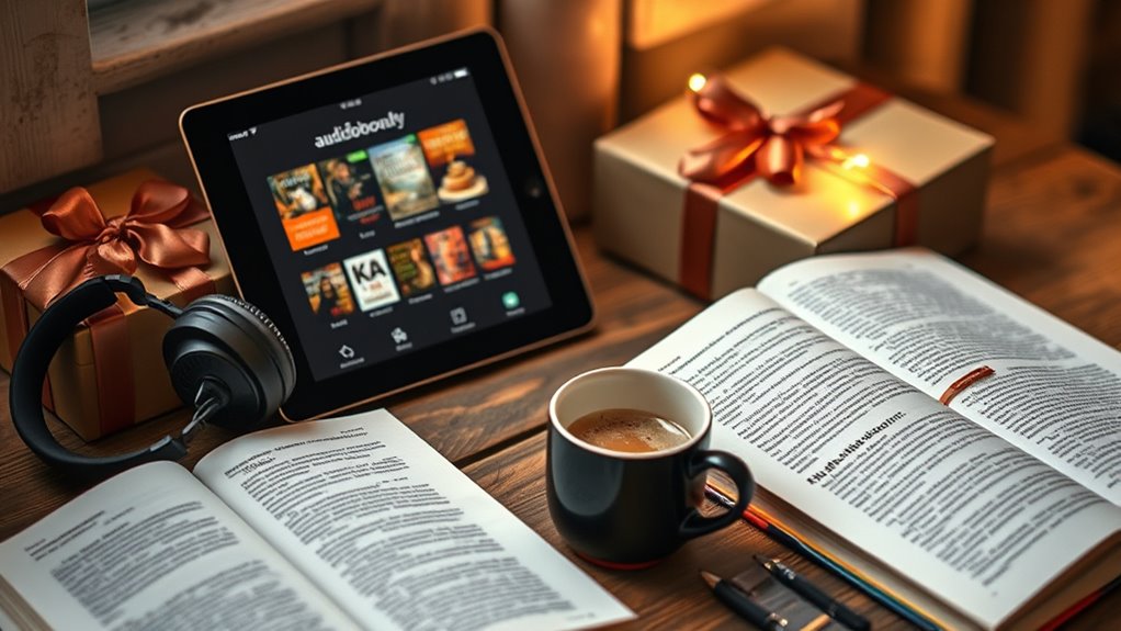 tailored audiobook gift selection