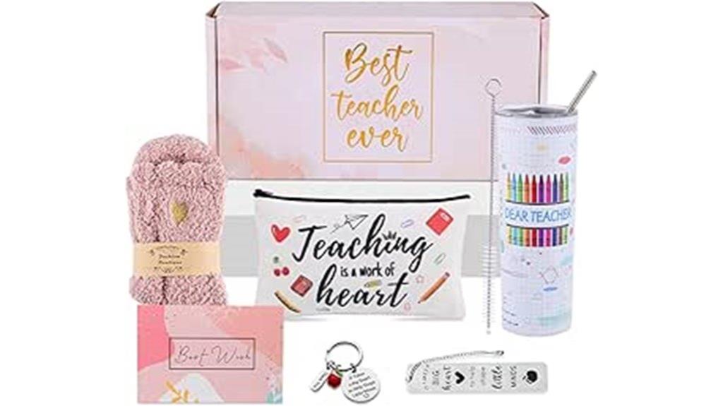 teacher appreciation tumbler set