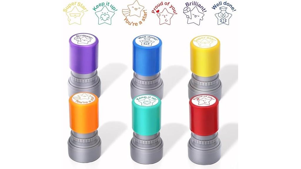 teacher stamp set stars