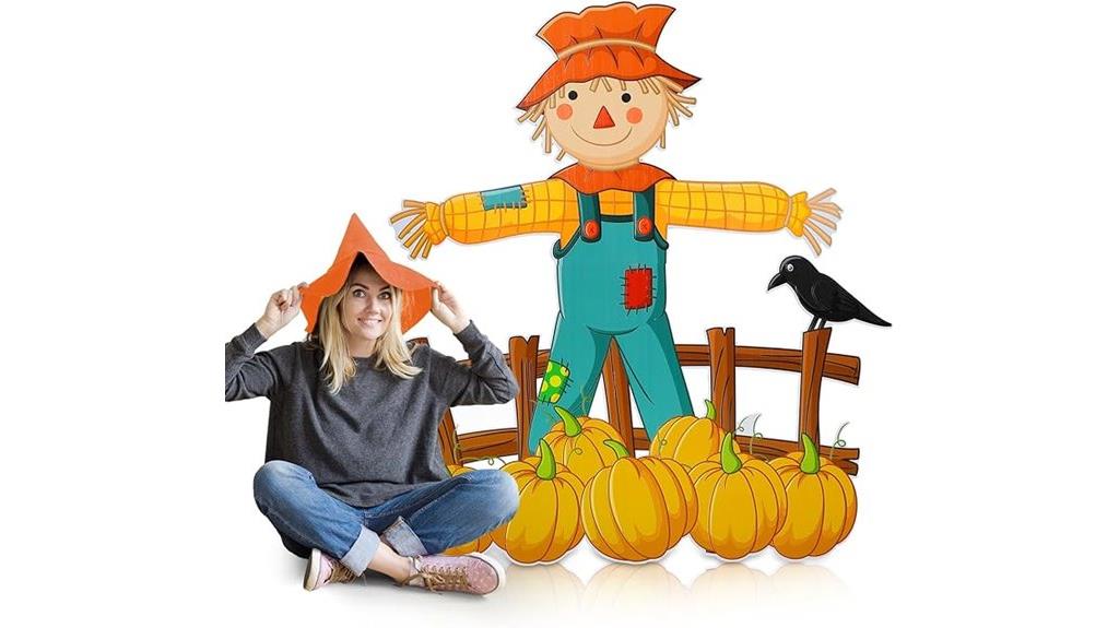 thanksgiving scarecrow party decor