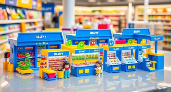 top bluey store playsets