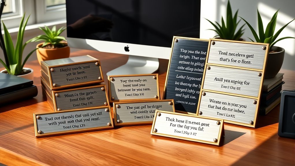top motivational quote plaques