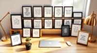 top motivational tabletop frames