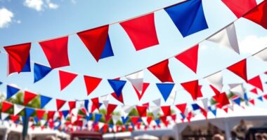 top patriotic bunting flags
