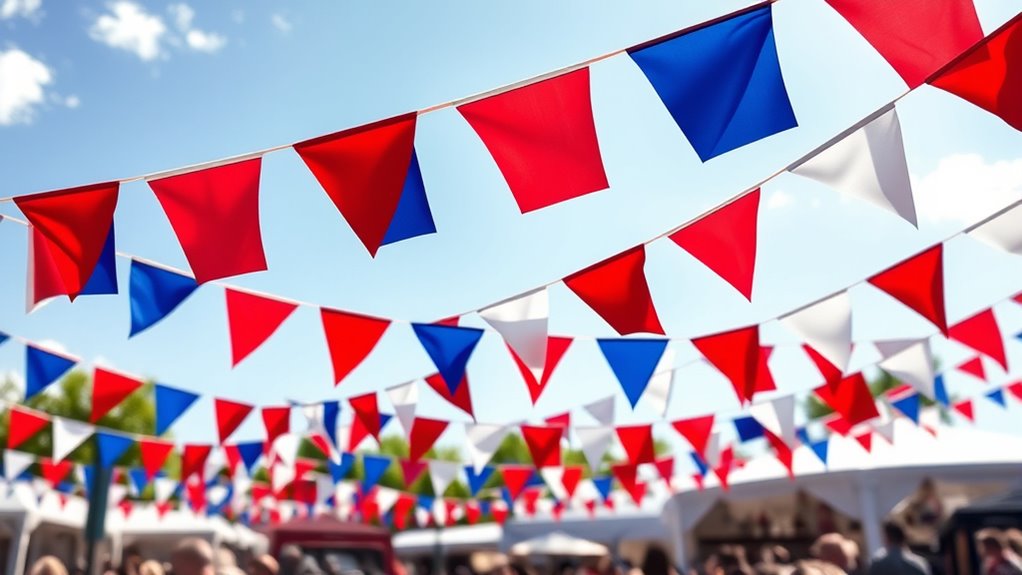 top patriotic bunting flags
