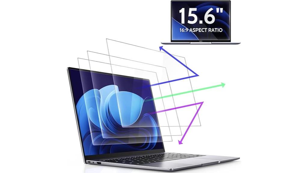 triple pack laptop screen protectors