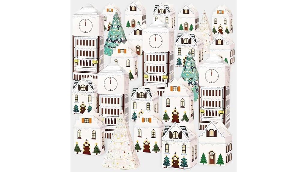 twenty four empty boxes