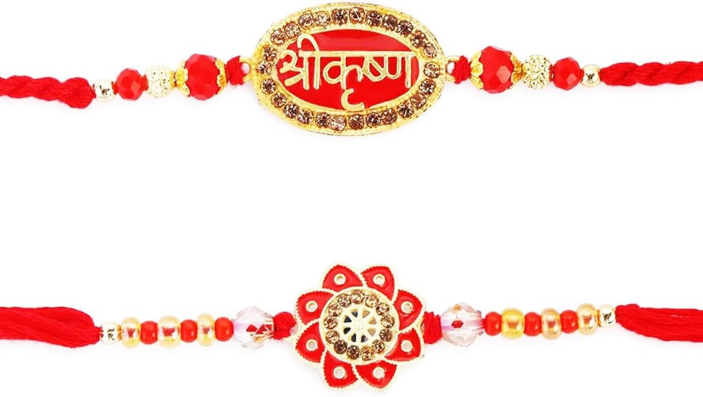 twin rakhi gift set