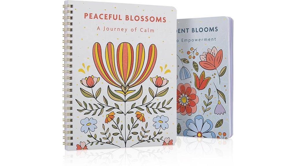 two relaxing coloring books