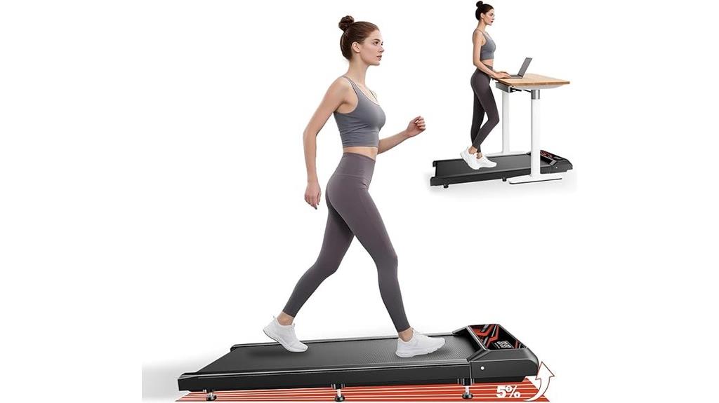 under desk incline walking treadmill