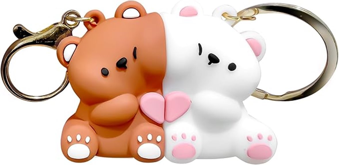 valentine s couple keychains