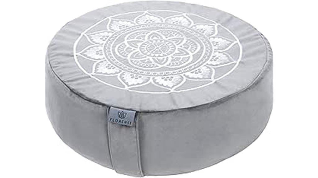 velvet meditation floor pillow