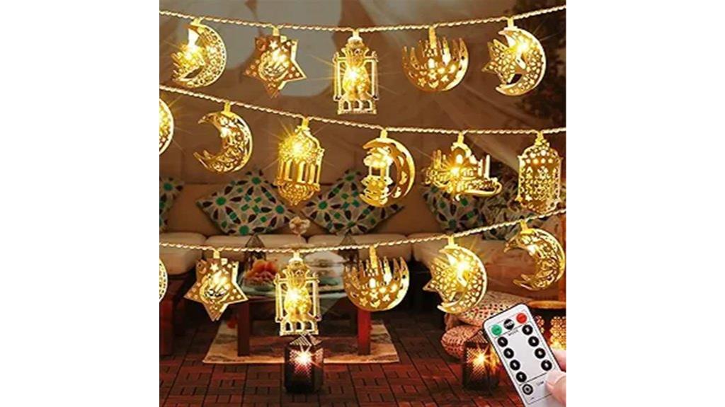 vintage ramadan string lights