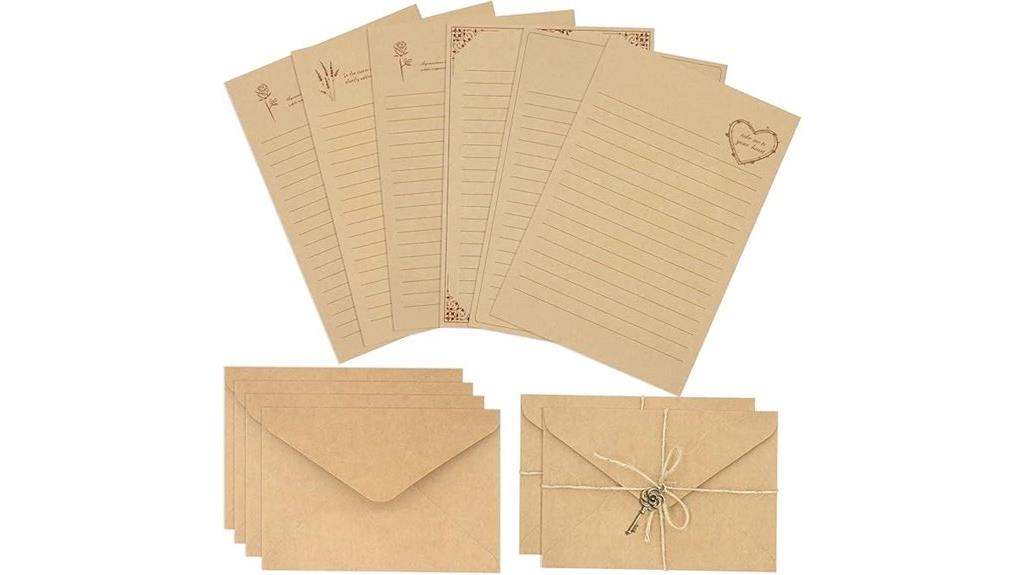 vintage stationery set