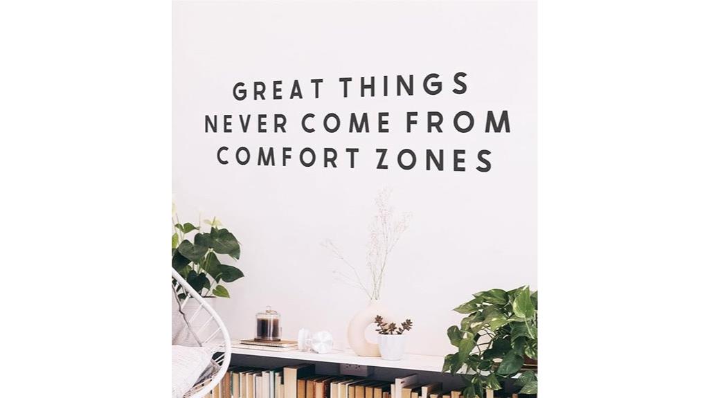 vinyl inspirational wall quote