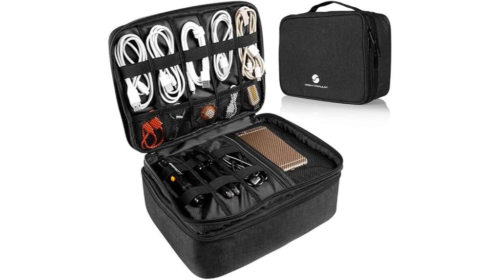 waterproof travel cable organizer