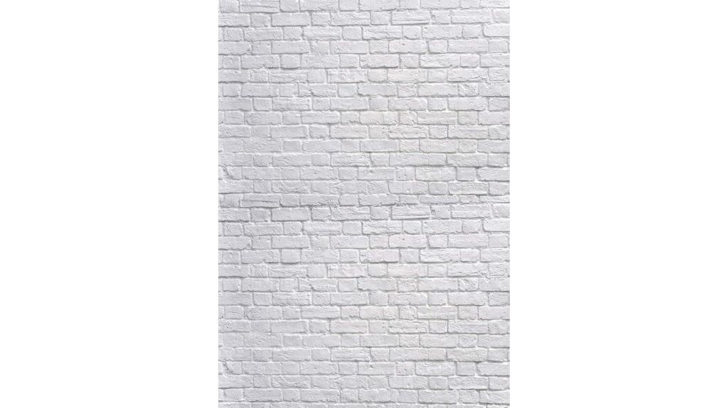 white brick wall backdrop