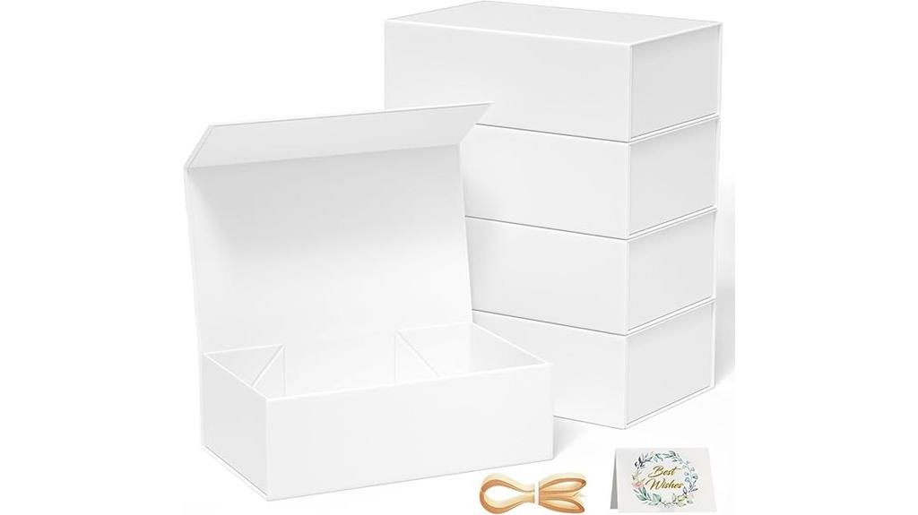 white gift box set