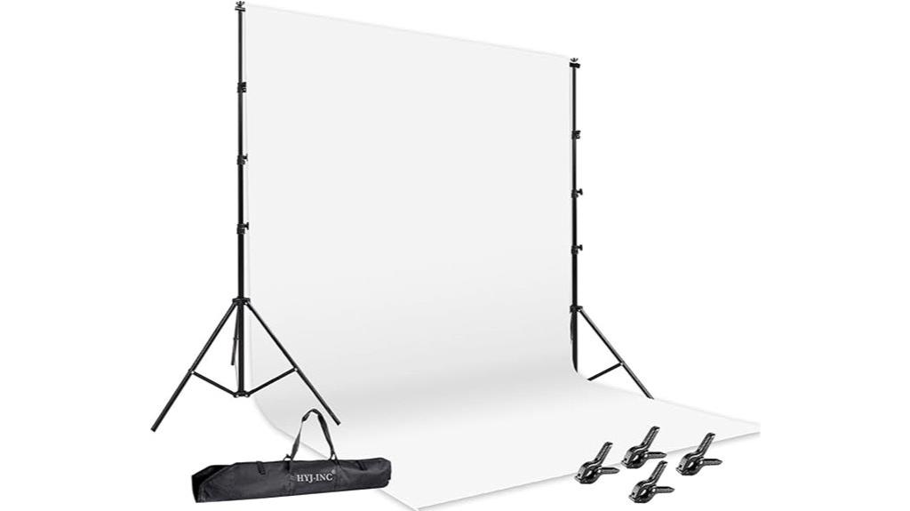 white photo backdrop kit