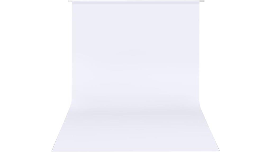 white photography backdrop curtain
