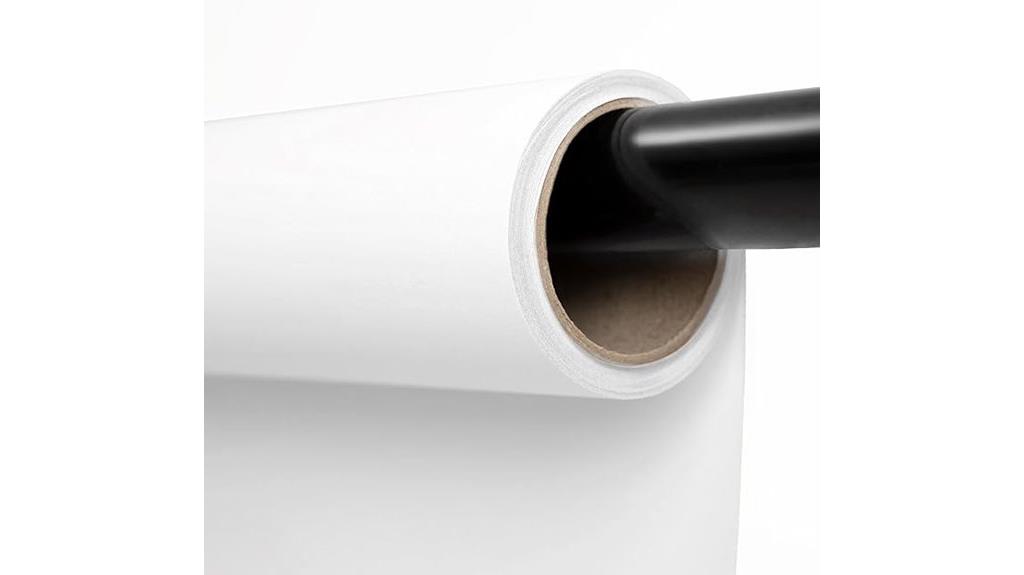 white seamless photography backdrop