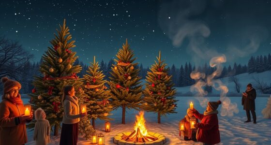 winter solstice nighttime festivities