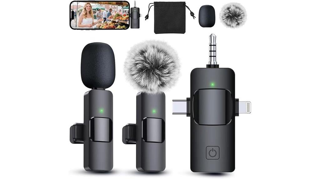 wireless lavalier microphone bundle
