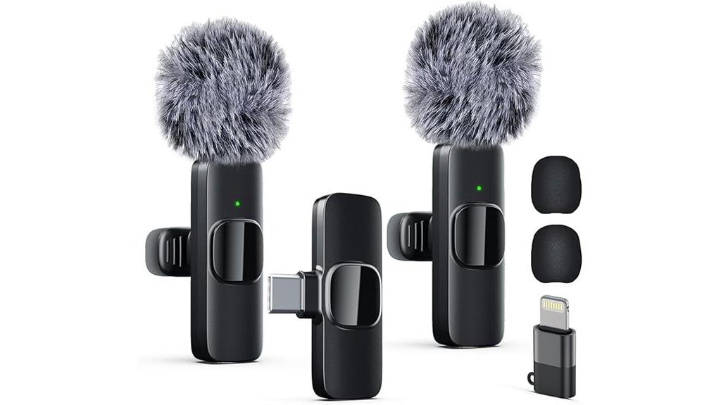 wireless lavalier microphone for iphone