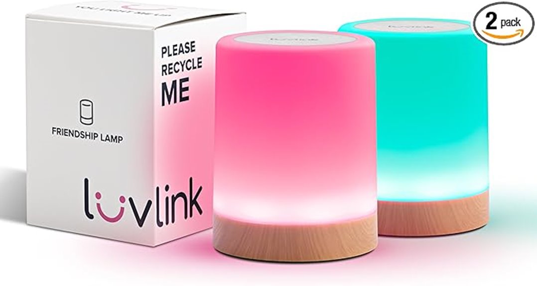 wireless long distance friendship lamps