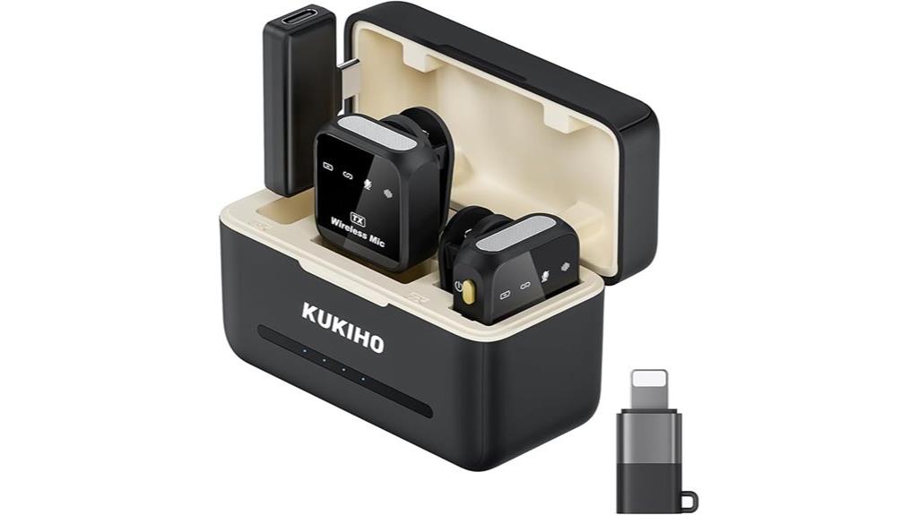 wireless microphone with charger