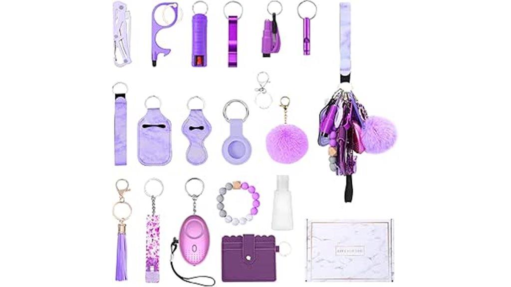 women s safety keychain set