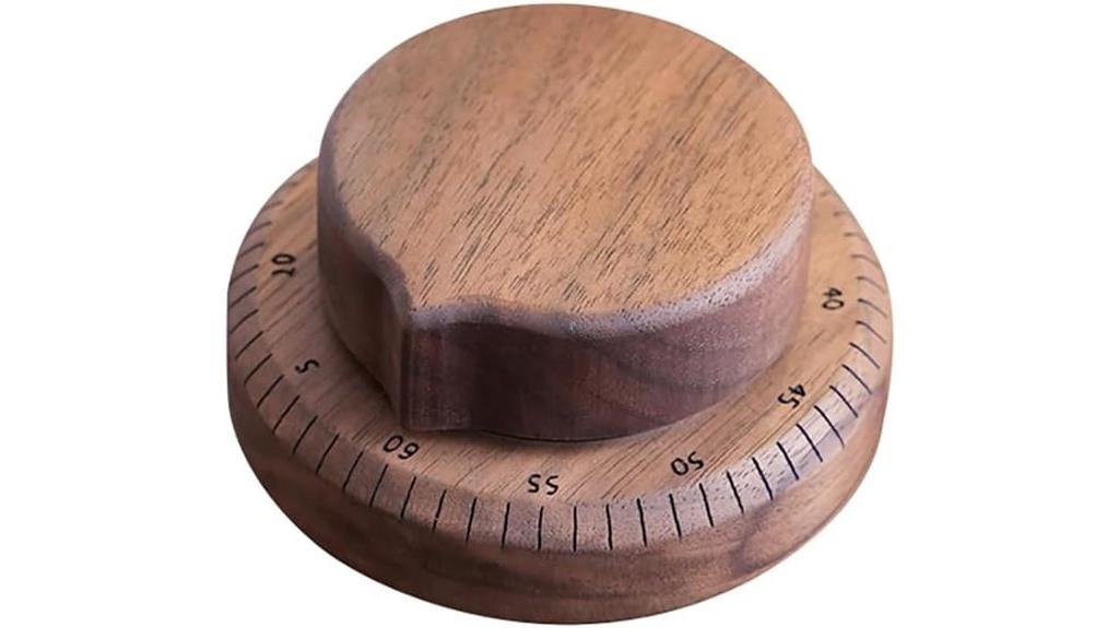 wooden 60 minute mechanical timer