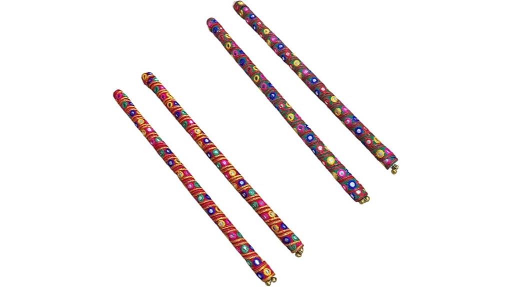 wooden dandiya dance sticks