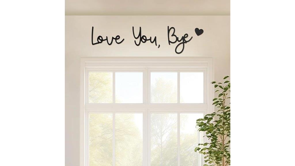 wooden love you sign