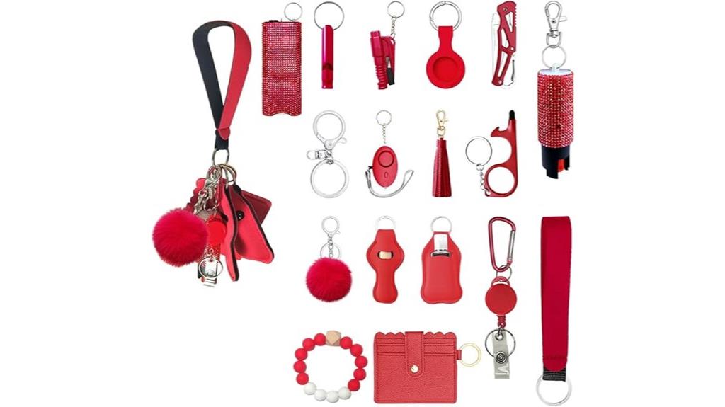 wristlet keychain wallet set
