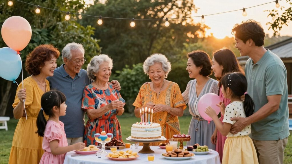 celebrating family milestones together