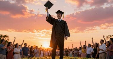 celebrating graduation milestone achievements