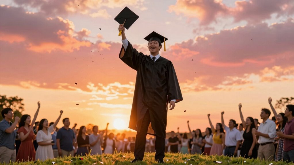 celebrating graduation milestone achievements