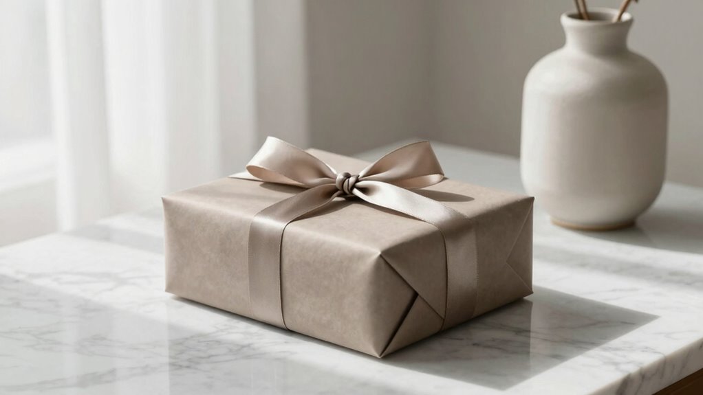elegant eco conscious minimalist gifting